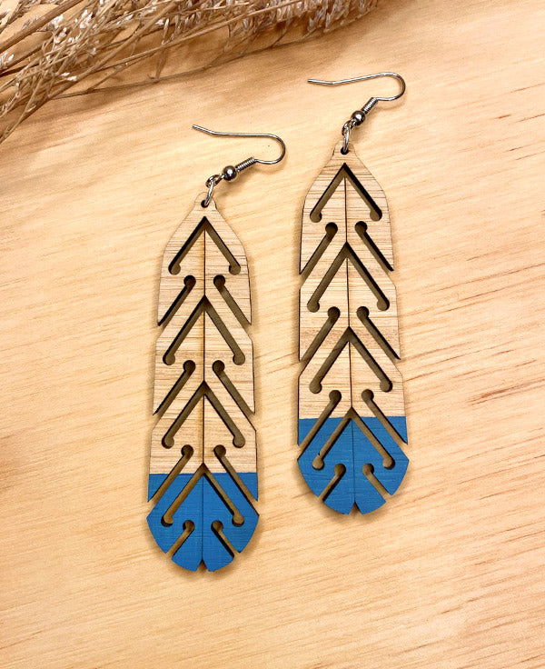 Huia earrings by Mako Design
