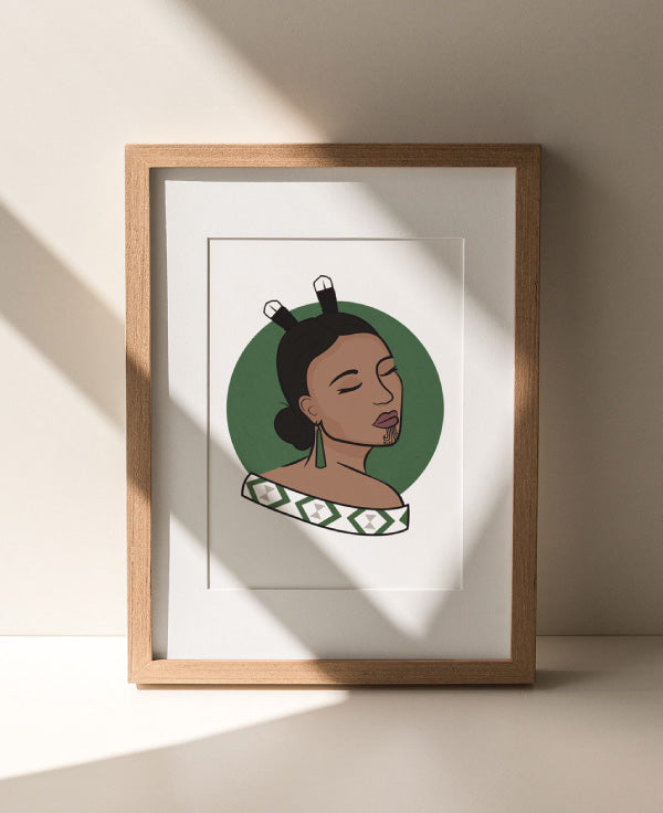 Mana Wahine Art Print