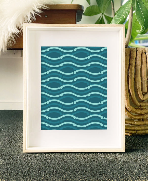 Moana Maori art print