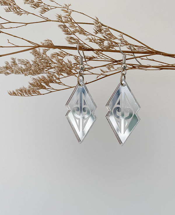 Whetu Matariki earrings by Mako Design